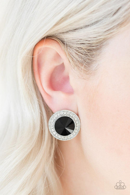 Paparazzi Accessories - What Should i Bling? - Black Earring - Bling by JessieK