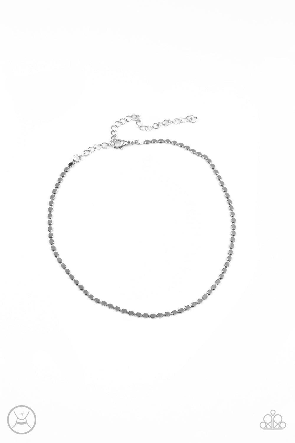 Paparazzi Accessories - When In Chrome - Silver Choker Necklace - Bling by JessieK