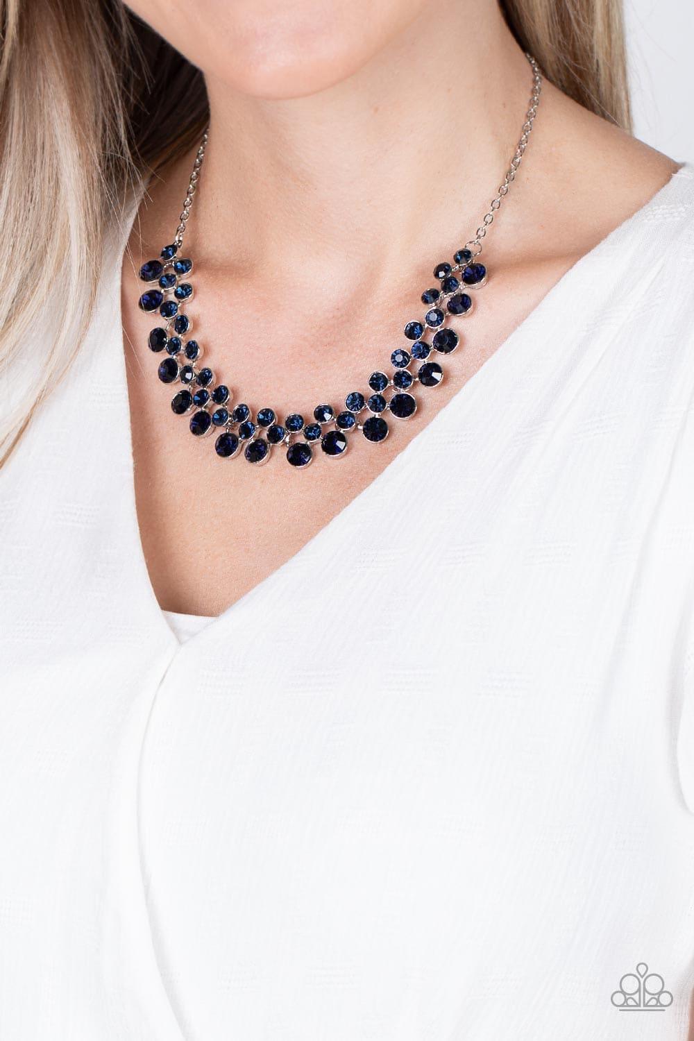 Paparazzi Accessories - Won The Lottery - Blue Necklace - Bling by JessieK