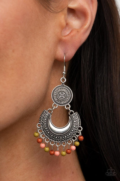 Paparazzi Accessories - Yes i Cancun - Multicolor Earrings - Bling by JessieK