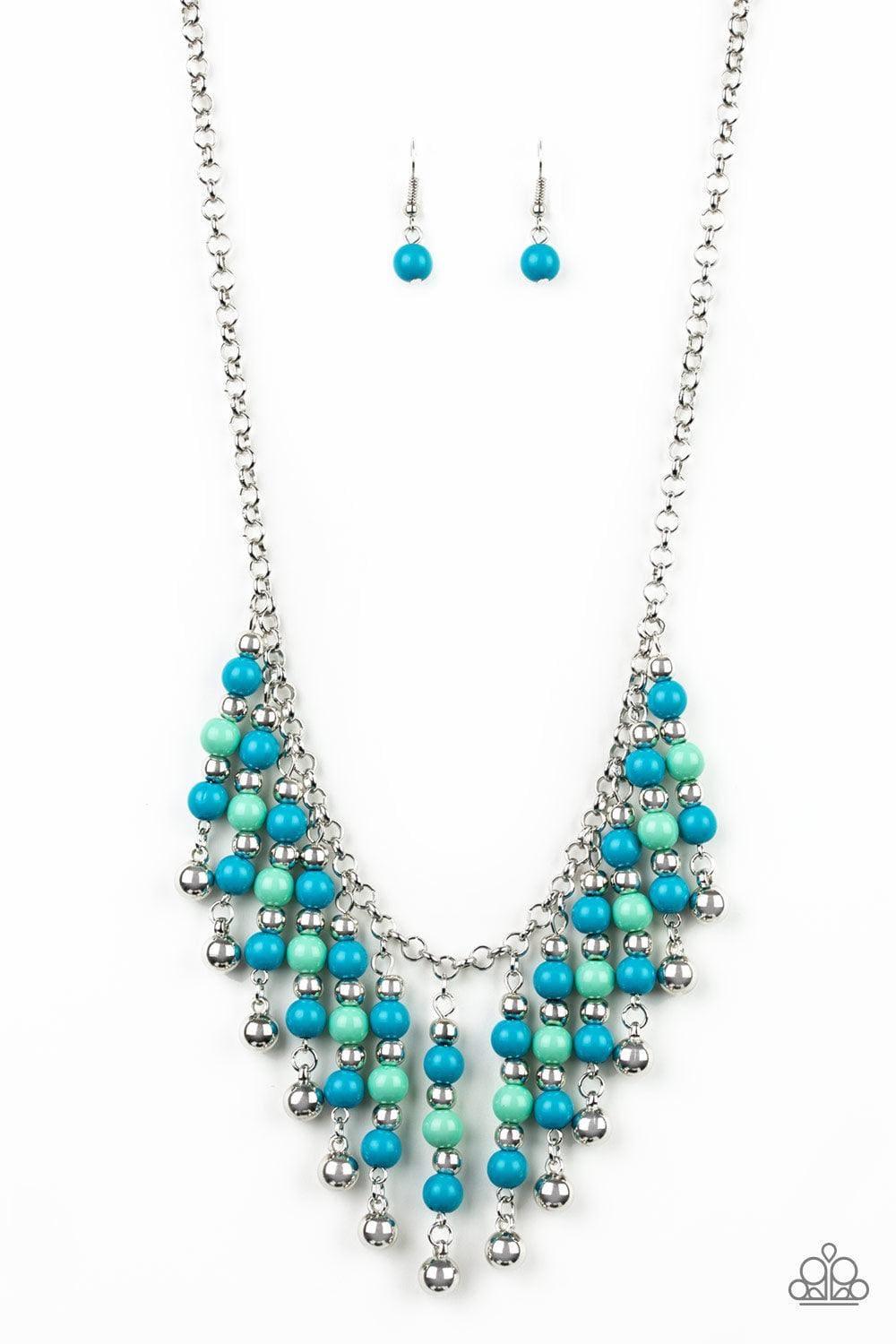 Paparazzi Accessories - Your Sundaes Best - Blue Necklace - Bling by JessieK