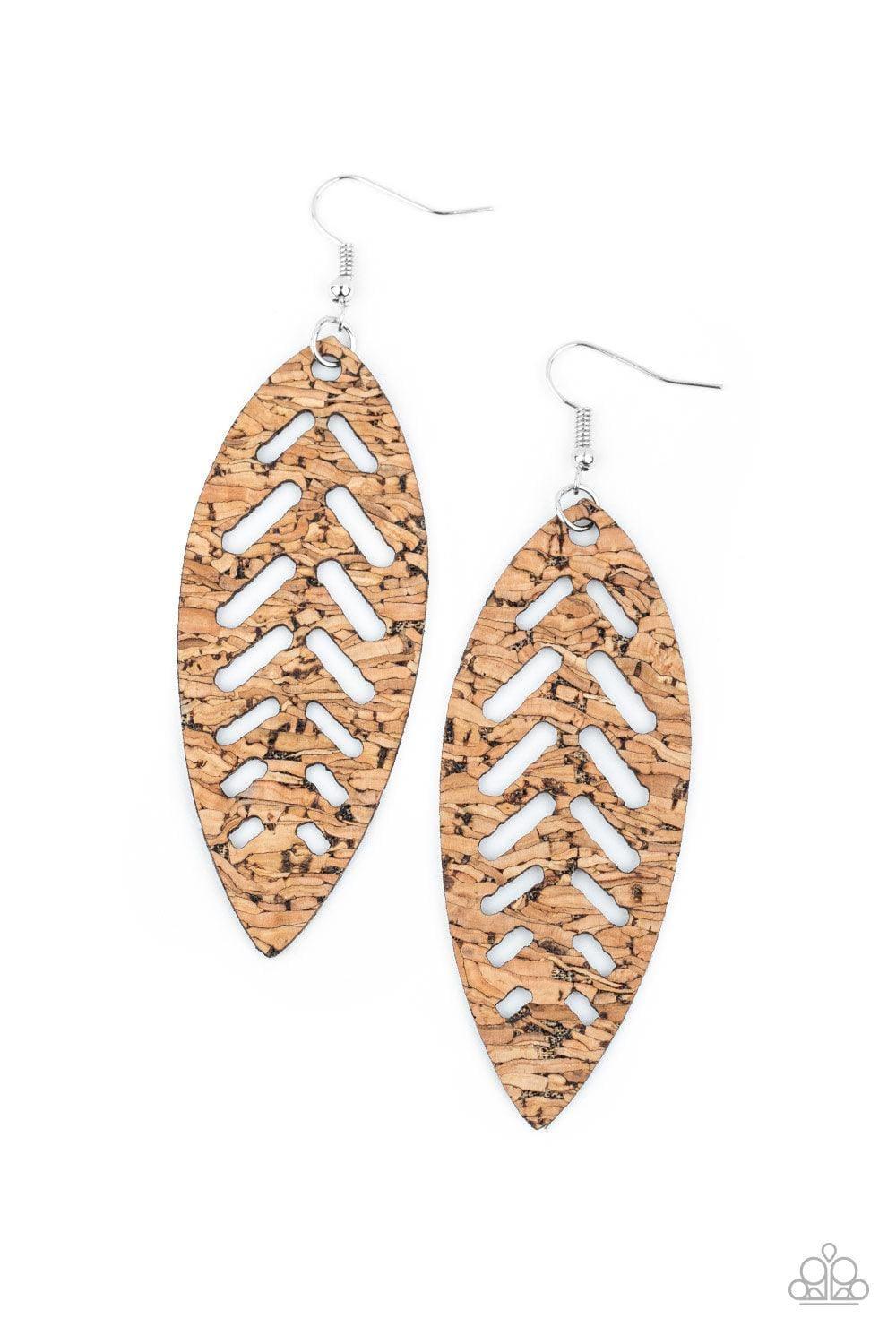 Paparazzi Accessories - Youre Such a Cork Earrings - Bling by JessieK