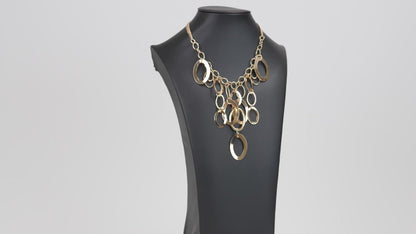 Paparazzi Blockbuster Necklace: a Golden Spell
