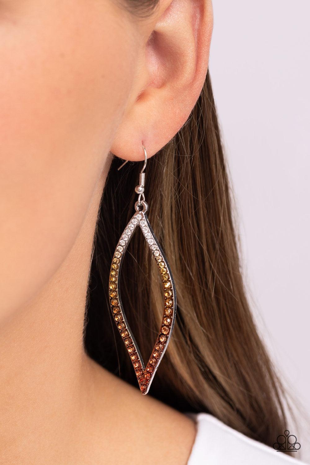 Paparazzi Accessories - Admirable Asymmetry - Multicolor Earrings - Bling by JessieK