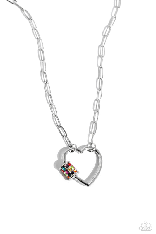 Paparazzi Accessories - Affectionate Attitude - Multicolor Necklace - Bling by JessieK