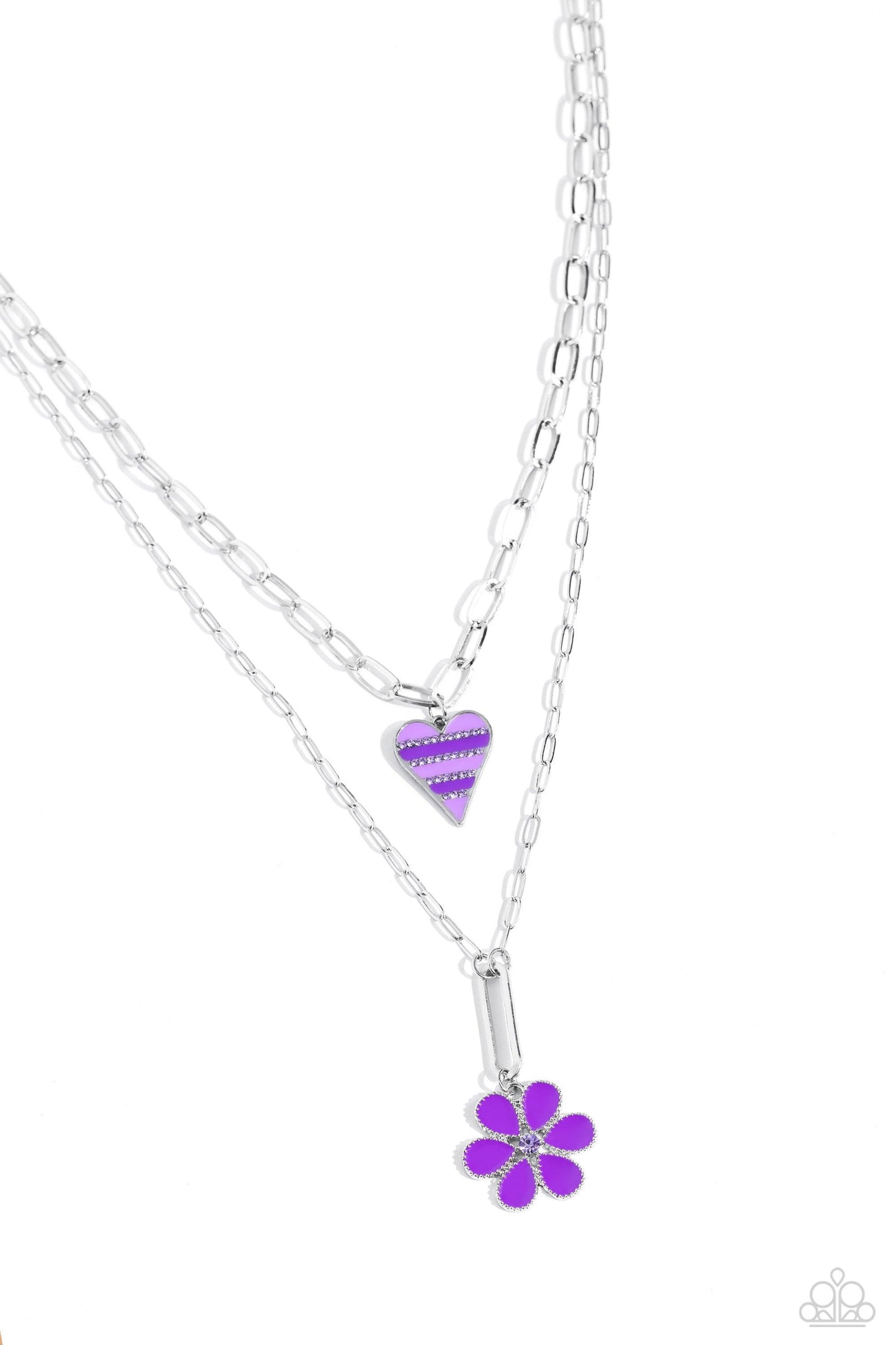 Paparazzi Accessories - Childhood Charms - Purple Necklace - Bling by JessieK