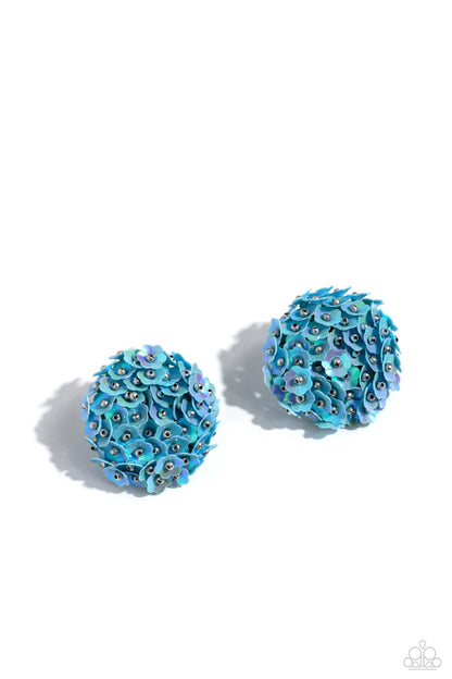 Paparazzi Accessories - Corsage Character - Blue Earrings - Bling by JessieK
