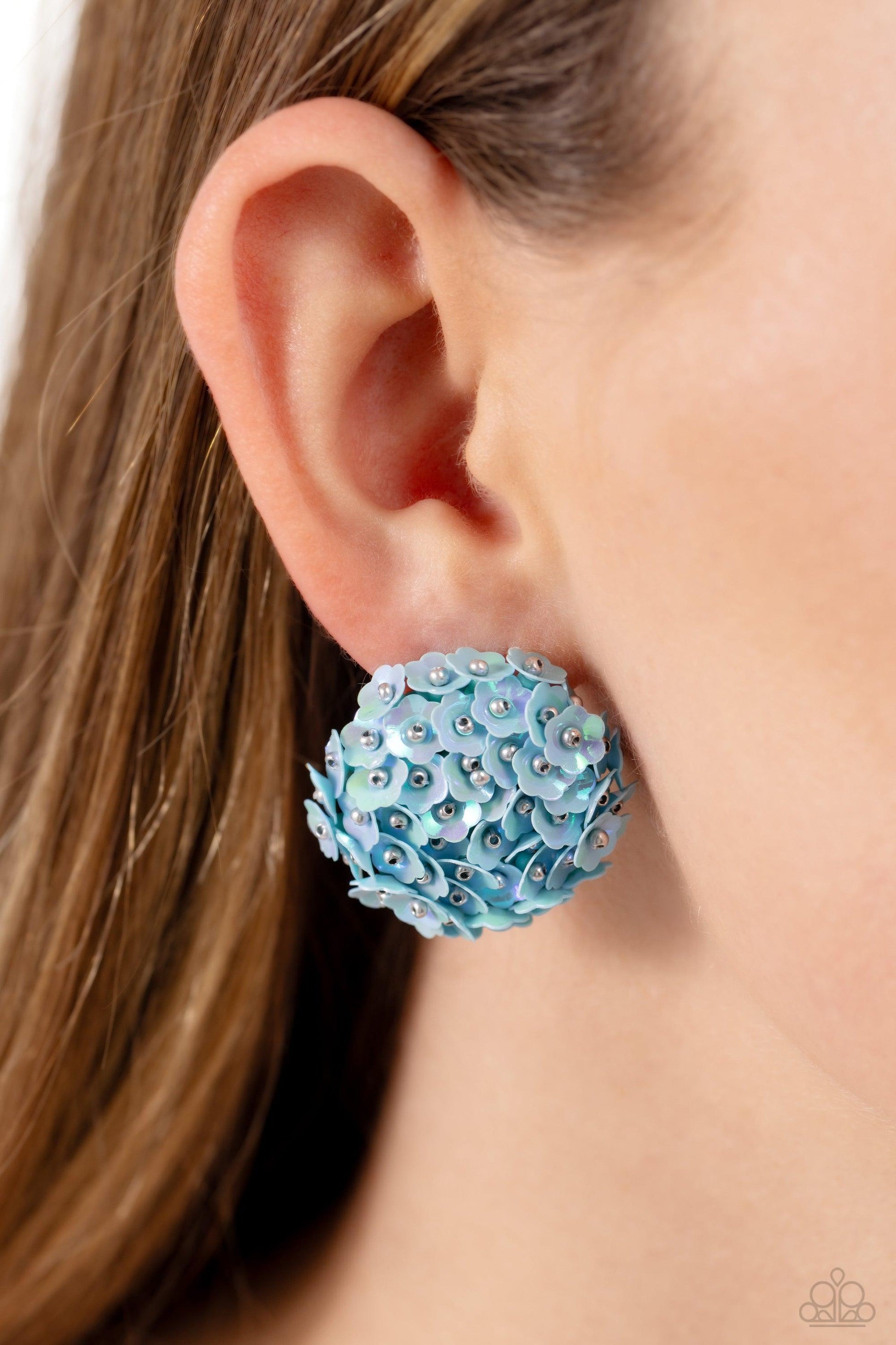 Paparazzi Accessories - Corsage Character - Blue Earrings - Bling by JessieK
