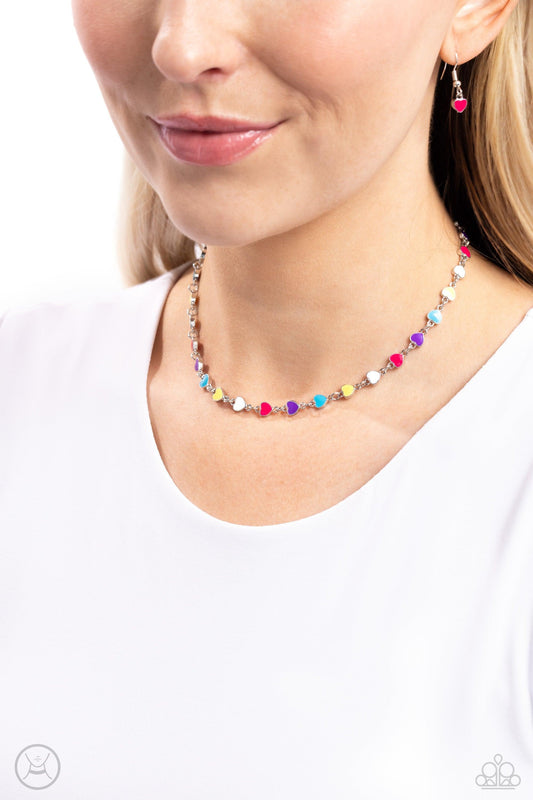 Paparazzi Accessories - Dancing Dalliance - Multicolor Choker Necklace - Bling by JessieK