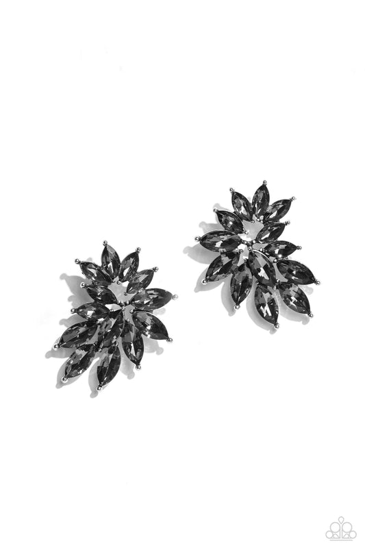 Paparazzi Accessories - Fire Hazard - Silver Earrings - Bling by JessieK