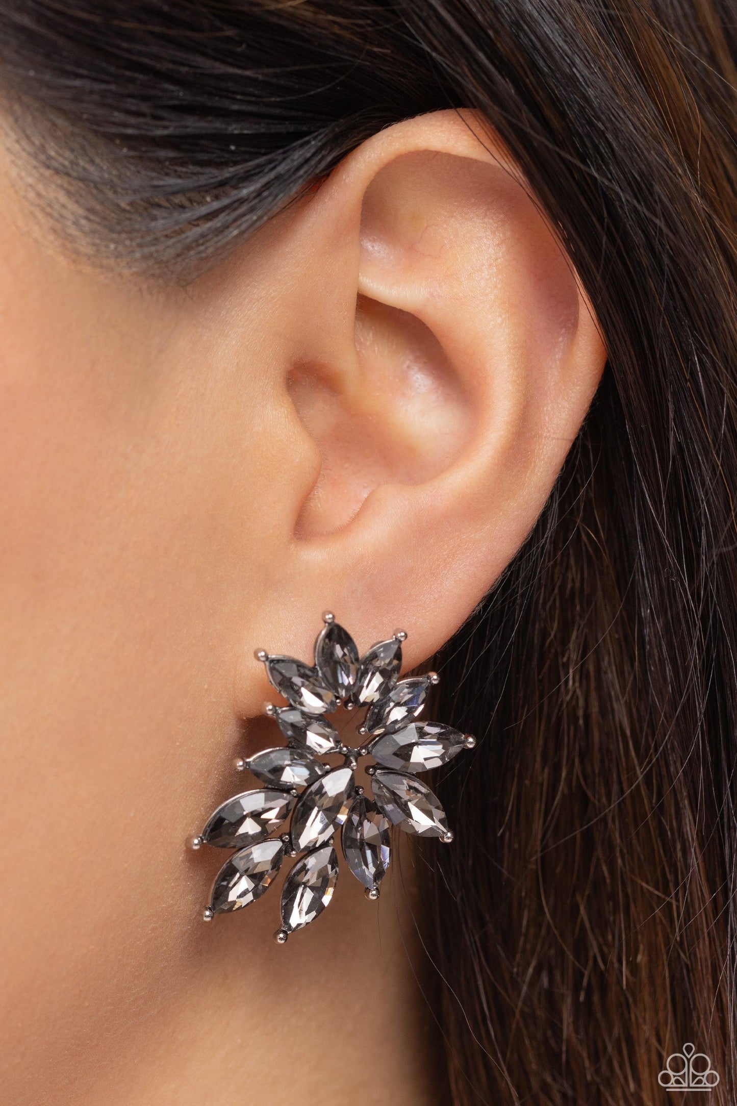 Paparazzi Accessories - Fire Hazard - Silver Earrings - Bling by JessieK