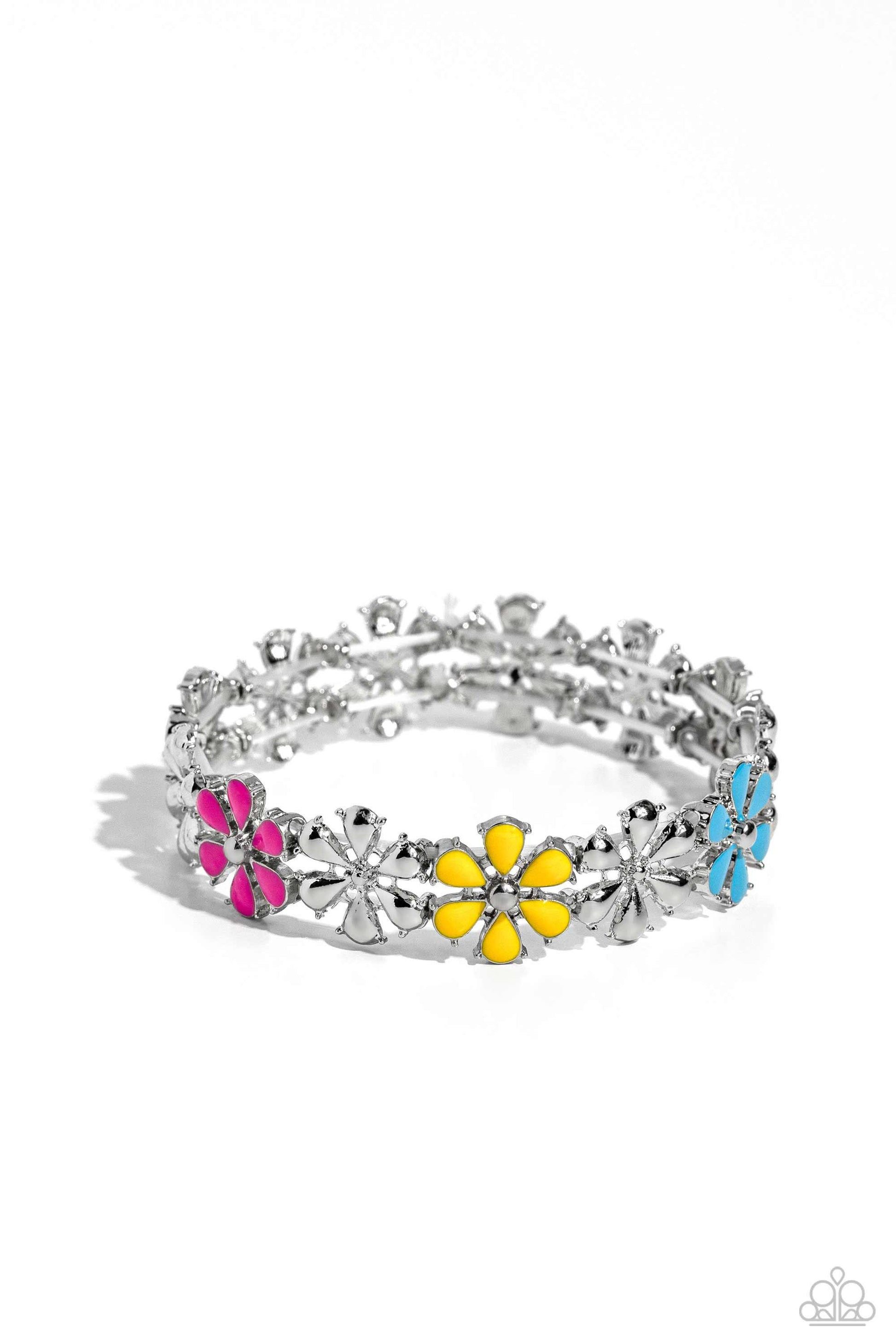 Paparazzi Accessories - Floral Fair - Multicolor Bracelet - Bling by JessieK