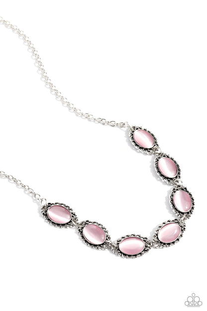 Paparazzi Accessories - Framed in France - Pink Necklace - Bling by JessieK