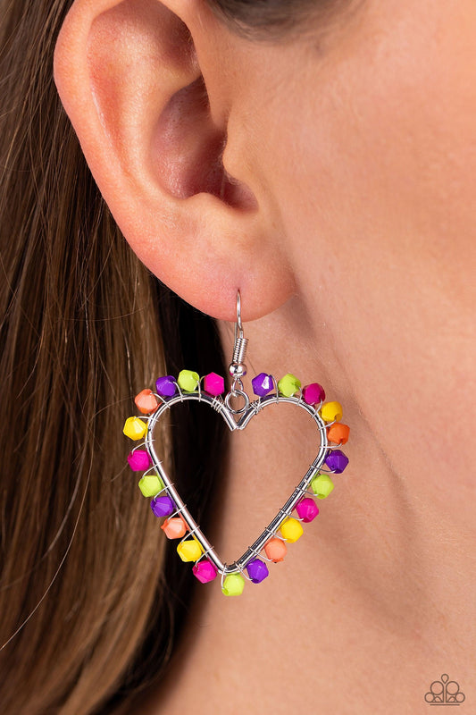 Paparazzi Accessories - Fun-Loving Fashion - Multicolor Earrings - Bling by JessieK