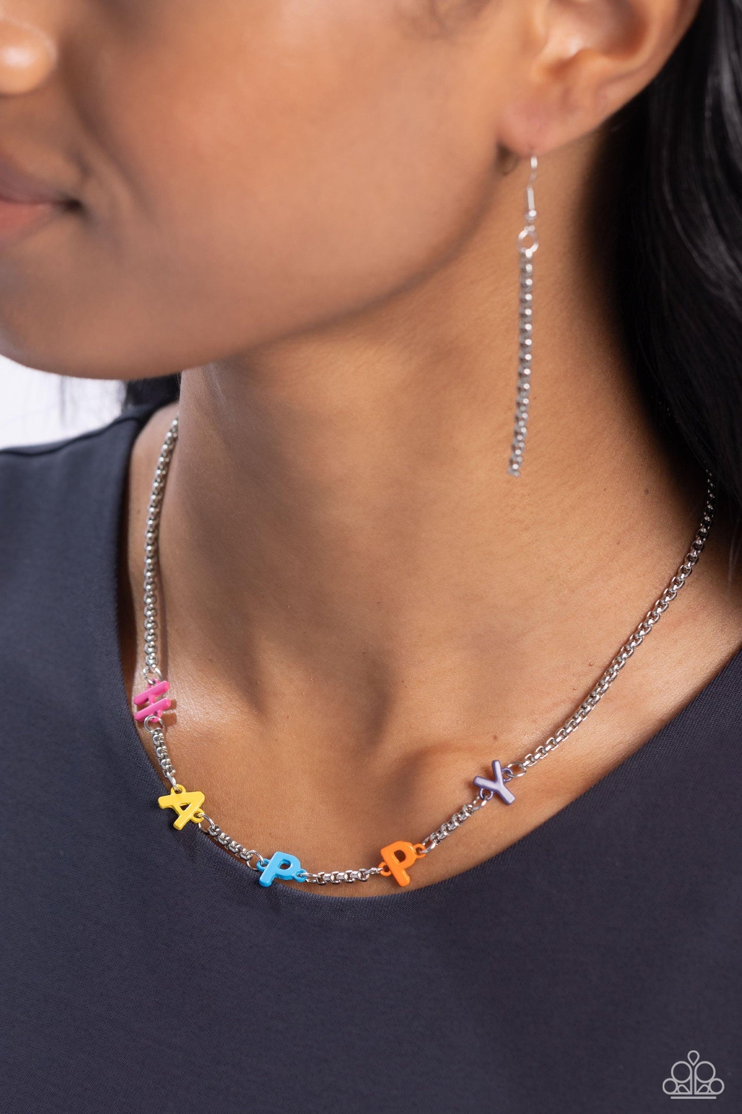 Paparazzi Accessories - Joyful Radiance - Multicolor Choker Necklace - Bling by JessieK