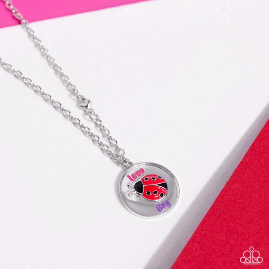 Paparazzi Accessories - Lively Love Bug - Pink Necklace - Bling by JessieK