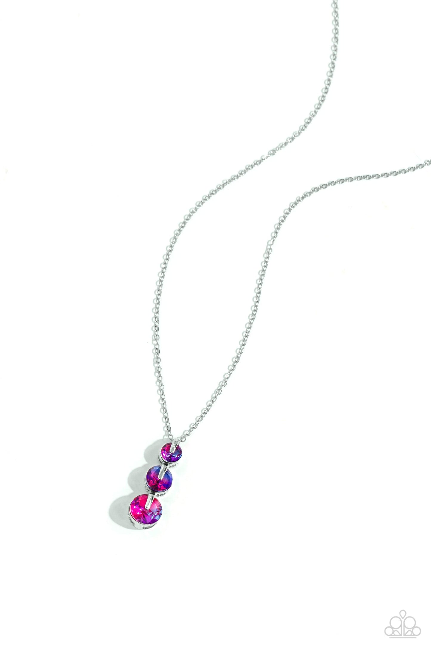 Paparazzi Accessories - Ombré Obsession - Multicolor Necklace - Bling by JessieK