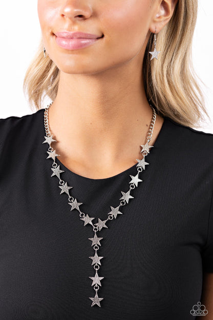 Paparazzi Accessories - Reach for the Stars - Silver Necklace - Bling by JessieK