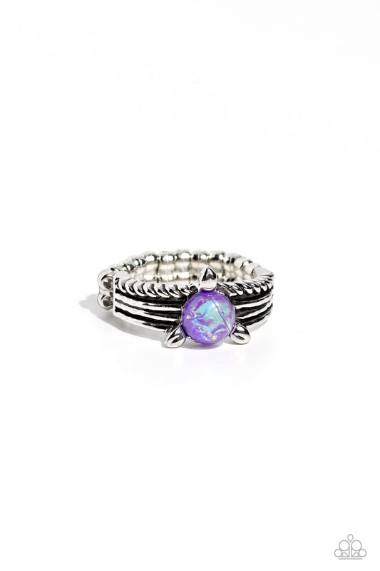 Paparazzi Accessories - Sinuous Spotlight - Purple Ring - Bling by JessieK