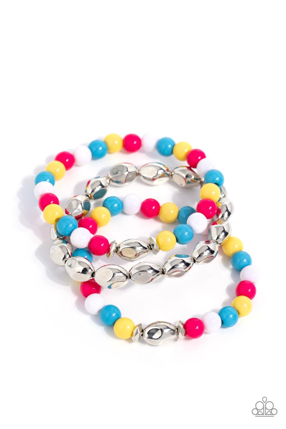 Paparazzi Accessories - The Candy Man Can - Multicolor Bracelets - Bling by JessieK