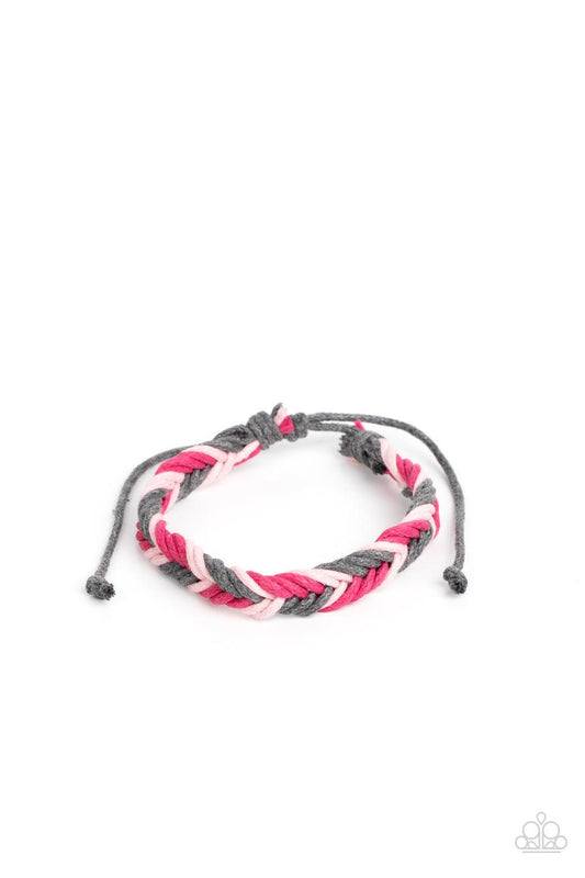 Paparazzi Accessories - Travel Mode - Pink Bracelet - Bling by JessieK